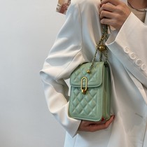 White high-end mobile phone bag women only mobile phone small bag crossbody summer exquisite Net Red Hot Summer texture