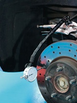汽车刹车盘平整度测量工具 制动盘跳动检测仪 刹车盘变形监测组