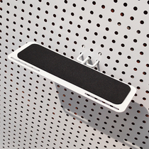 Card-on hole-in-the-wall sneaker shoe rack sports shoe jogging shoe store decoration shoe display rack metal wall-mounted shoe rack