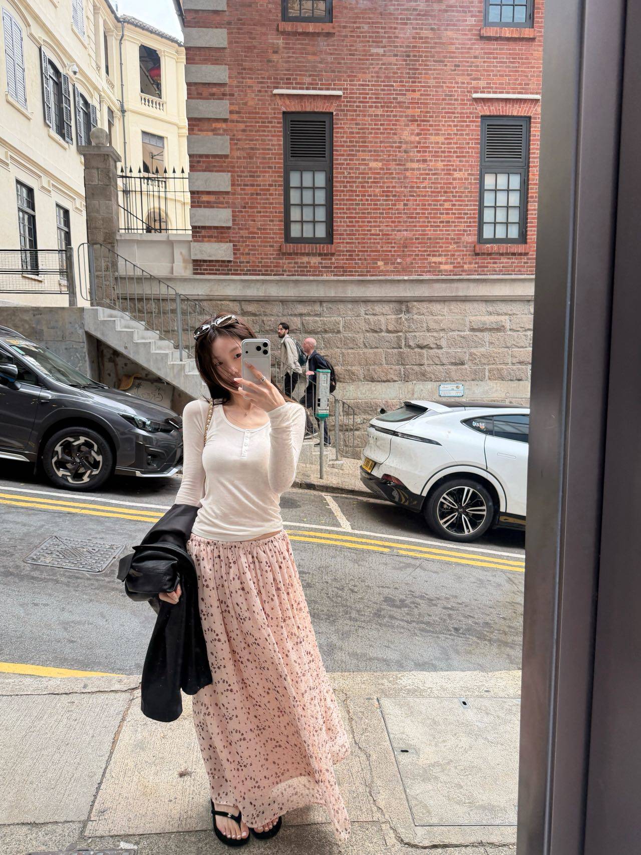 В наличии! oker章壳儿 оригинальная цветочная юбка с эластичной талией средней длины корейский стиль A793