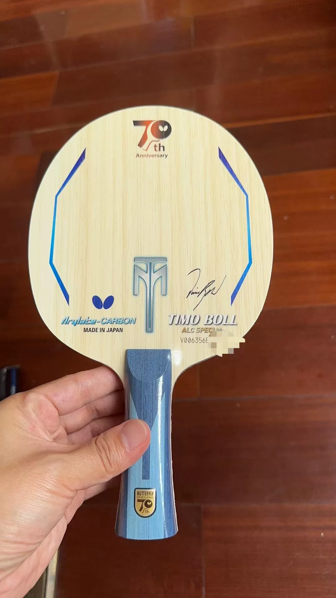 Платформа 70-летие Limited Zhang Jike Poper Butterfly Король Золотой Стандарт VIS Cascalia Золотой Стандарт Veles