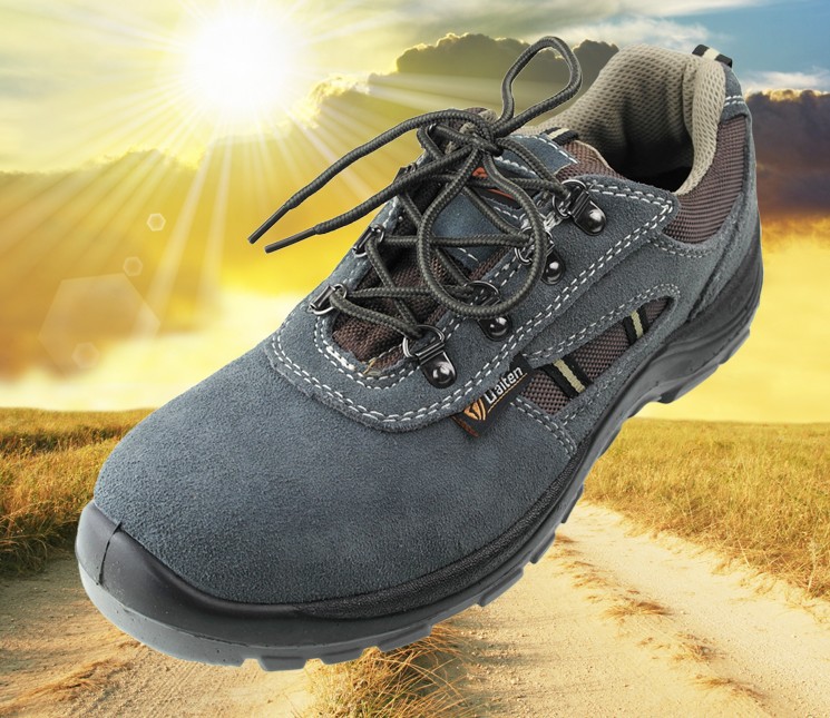 Mullard autumn leather labor insurance shoes men's steel toe cap anti-smashing deodorant light work safety shoes LA certificate K0103 shoes