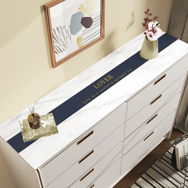 Shoe cabinet cloth cover PVC soft glass waterproof and oil-proof disposable tablecloth TV cabinet cover cloth porch surface protection pad