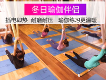 Yoga hall floor heating mat free installation of Korean graphene carbon crystal geothermal mat Electric heating yoga mat Floor blanket household