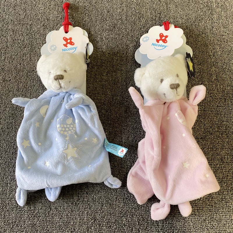 Good goods exported to Belgium baby bear comforting towel to accompany sleep comforting towel to comfort doll toys