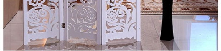 Phòng khách thẩm mỹ viện Jane Phong cách châu Âu phân vùng màn hình thời trang hiện đại tối giản phòng ngủ mái hiên gấp chạm khắc phong trào - Màn hình / Cửa sổ vách gỗ