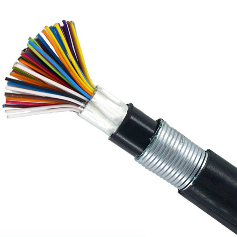 HYA53 50 * 2 * 0 5 pure copper core sheathed buried large logarithmic telephone line communication cable HYA HYAT53