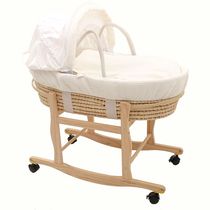 Newborn baby cot bed with wheels Baby car light portable basket Portable out-of-the-box lying basket basket