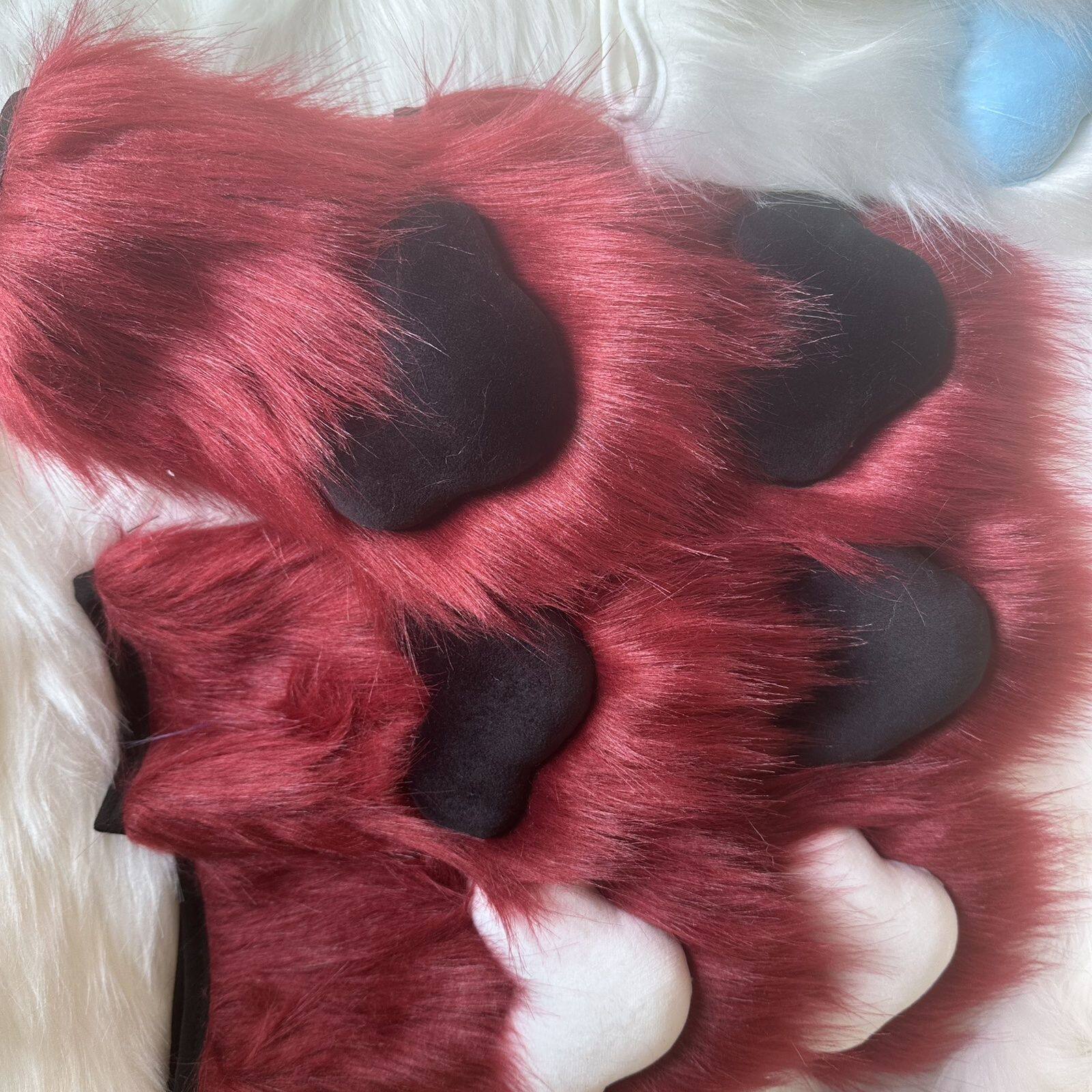 furry福瑞/兽装 【新店特惠】送触屏手套24小时现做现发kig系贴身兽爪furry四指爪 Other