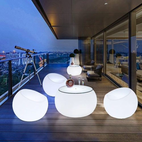 На открытом воздушном баре световой кофейный столик балкон на дом водонепроницаемый досуго