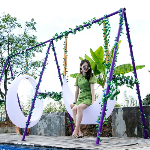 Светодиодная луна светлая сеть красная открытая лампа на полу