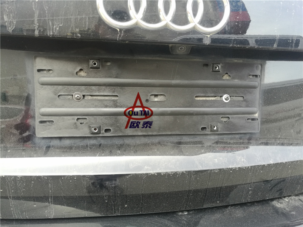 Stainless steel license plate conversion bracket imported license plate bracket base plate car license plate conversion frame new regulations