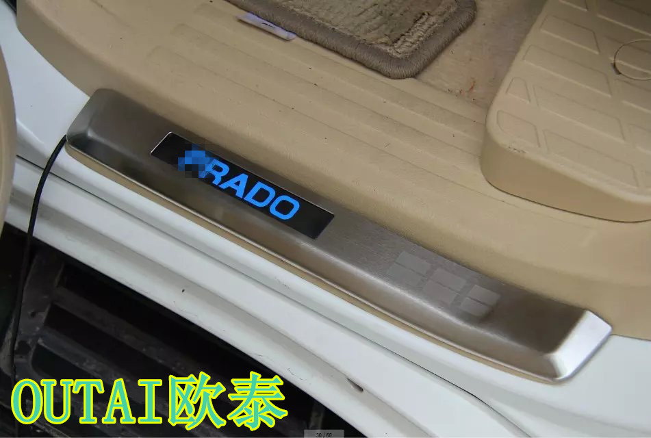 Suitable for 10-23 Models of Toyota Prado Threshold Strips, Prado 2700 Welcome Step Boards, Middle East 4000 Footboards