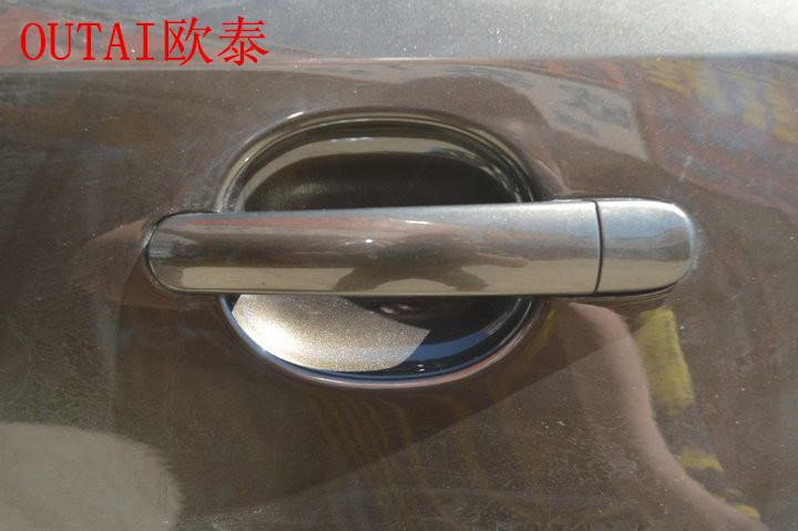 Applicable to 09-17 Volkswagen Tiguan Handles Door Bowl Tiguan Door Bowl Handles Tiguan Decorative Stickers Decorative Modification