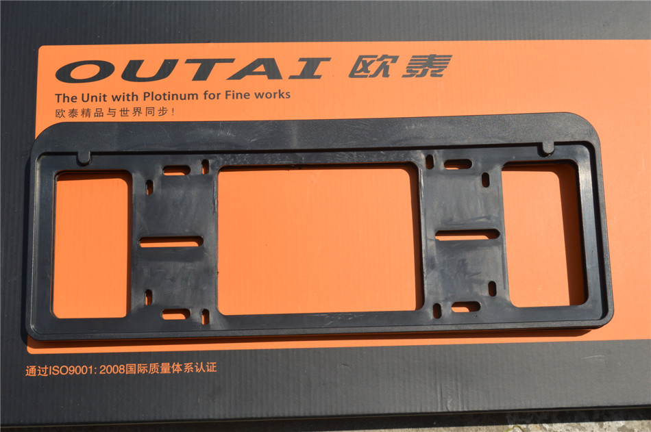 Stainless steel license plate conversion bracket imported license plate bracket base plate car license plate conversion frame new regulations