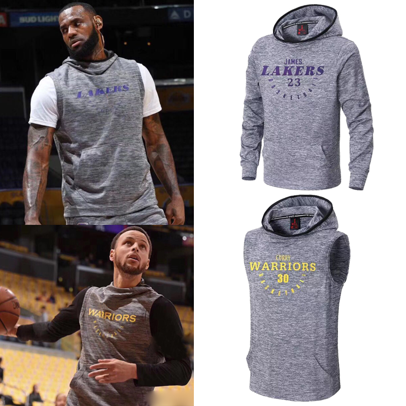 Basketball Sports T-shirt Long Sleeve Hooded Sweatshirt Hooded Hooded Warm-up Training Fitness Running Basketball Kit Suit