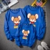 2020 Year of the Rat Áo len Bố Mẹ Tùy Chỉnh Mặc Cho Gia Đình Ba Bốn Mẹ Và Con Gái Bộ Xuân Thu Hàng Đầu Hàn Quốc - Trang phục dành cho cha mẹ và con