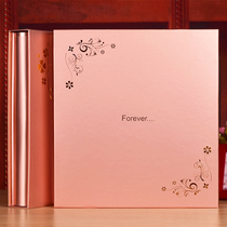 Album album 6 inch 650 sheets over-plastic insert large-capacity boxed fashion rose gold album anniversary album