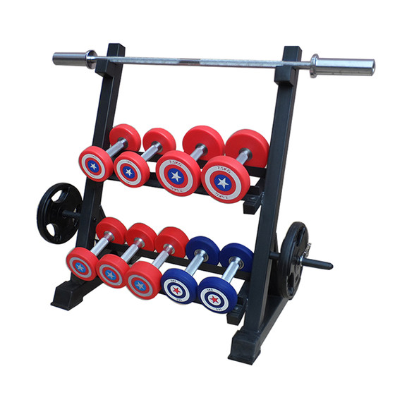 Dumbbell Rack for Home Gym, Three-Layer Rack for Placing Dumbbells, Small Three-Piece Personal Training Dumbbell Rack