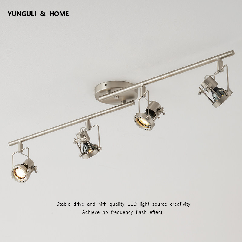Surface-Mounted Spotlights for Home Use, Living Room Tv Background Wall, Eye-Friendly, No Main Light, Simple and Stylish Led Track Spotlights