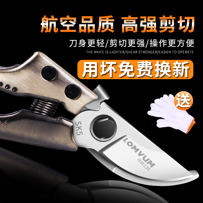 园林修枝剪刀园艺剪刀粗枝高枝花艺剪摘果器园林工具果枝剪