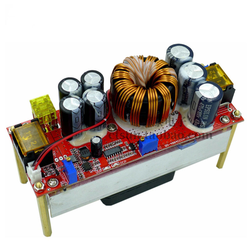 DC-DC1500W30A large current constant pressure constant current boost solar on-board charging LED driving power supply module