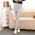 Mùa thu đông giả hai chiếc quần legging nữ 2017 mới cộng với nhung dày mặc quần chân nhỏ là quần thun ôm sát hông. quần nữ hàn quốc Khởi động cắt