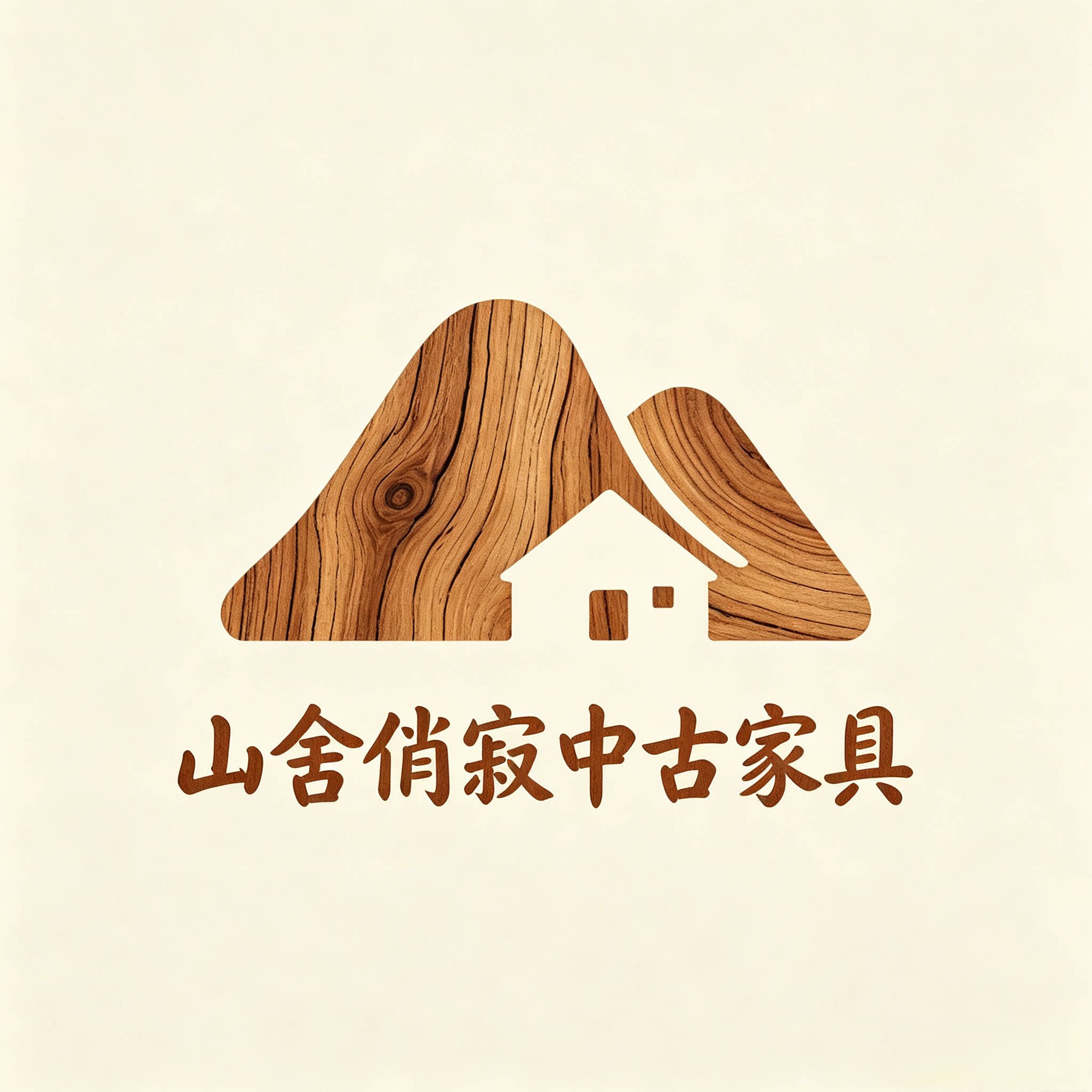 山舍侘寂中古家具的LOGO