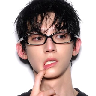 Korean Style Small Square Frame Prescription Glasses for Men, Fashionable and Cool, Suitable for Plain Faces, Can Be Customized with Prescription Lenses, Anti-Blue Light, Unisex