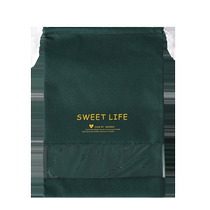 Shoe storage bag dust-proof household zipper organizer portable business trip shoe bag transparent shoe cover bag