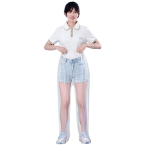 Disposable card raincoat and rain pants with legs men and womens lower body thickened full body waterproof suit for adults and children poncho