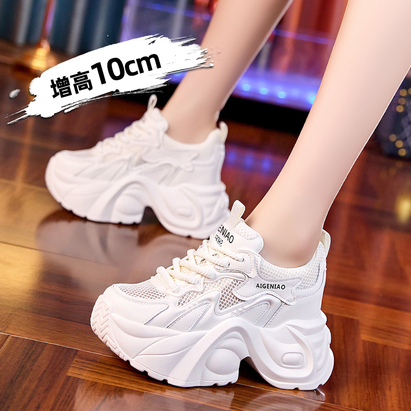 Women's Dad Sneakers, Summer Thin Breathable 2026 New Model, Mesh Sports Shoes with Thick Soles, Height-Increasing Shoes for Women Women's Dad Sneakers, Summer Thin Breathable 2026 New Model, Mesh Sports Shoes with Thick Soles, Height-Increasing Shoes for Women