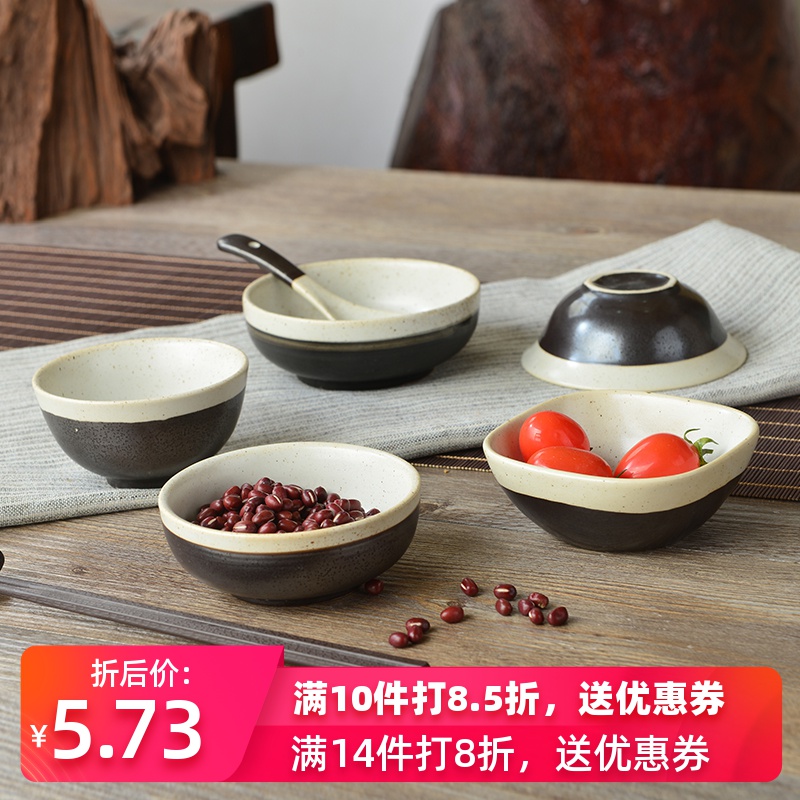 Any job ceramic porringer household rainbow such to use individual MoBai Japanese - style tableware small bowl bowl bowls to eat bread and butter