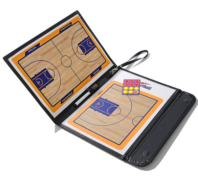 Basketball tactical board high-grade magnetic folding tactical board coach game tactical board graphic board with magnetic mark