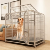 Собачья клетка средняя большая собачья комната с краем туалета маленькая домашняя клетка лабрадор золотой ретривер клетку