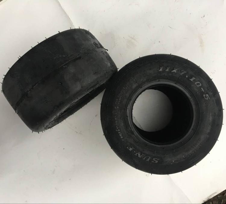 Phụ kiện xe bốn bánh kart drift lốp 5 inch 11X7.10-5 inch 10X4.50-5 inch lốp chân không - Lốp xe máy lốp xe máy thái lan