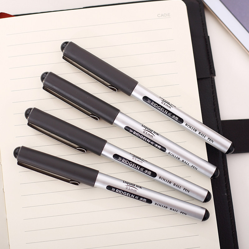 Powerful S656 straight liquid gel pen water-based ballpoint pen student exam water-based pen conference office signature pen