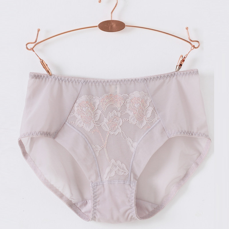 Beauty salon matching lace openwork women's panties Sexy embroidery low waist hip without trace comfortable briefs for women