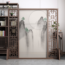 New Chinese screen partition living room office simple modern bedroom home cover bedside porch into door