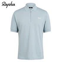 Rapha Logo Zip Polo Mens Short Sleeve Urban Casual Cycling Zip Polo Shirt 3 Colors