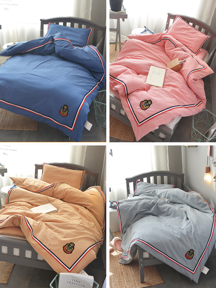 Kindergarten quilt Three-piece garden bedding Baby bed Six-piece baby cotton nap quilt cover quilt
