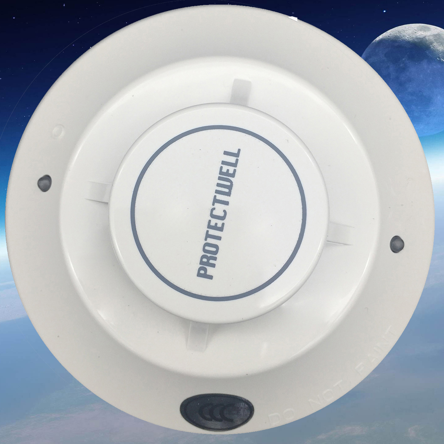 Protected by Protectwell JTW-BD-PW-300DT Intelligent catch-up fire detector