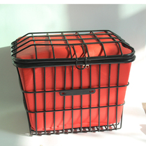 Jiante folding bicycle rear basket electric car enlarged rear schoolbag basket mountain car pet basket