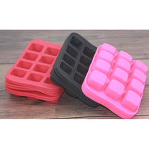 Silicone ice grid ice box with lid Homemade ice hockey artifact Household small freezer refrigerator frozen ice cube mold