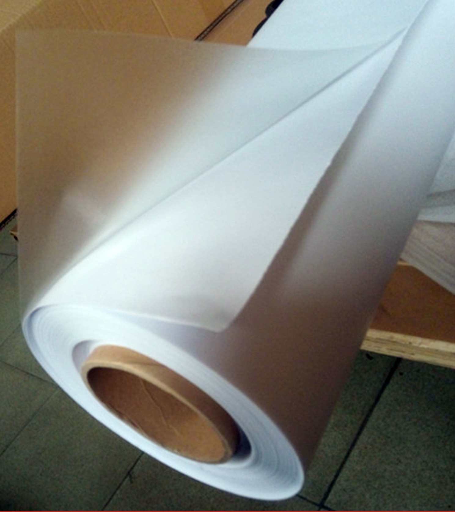 1 82*50m wide cold lamination PVC dumb film light film special film for subway light box