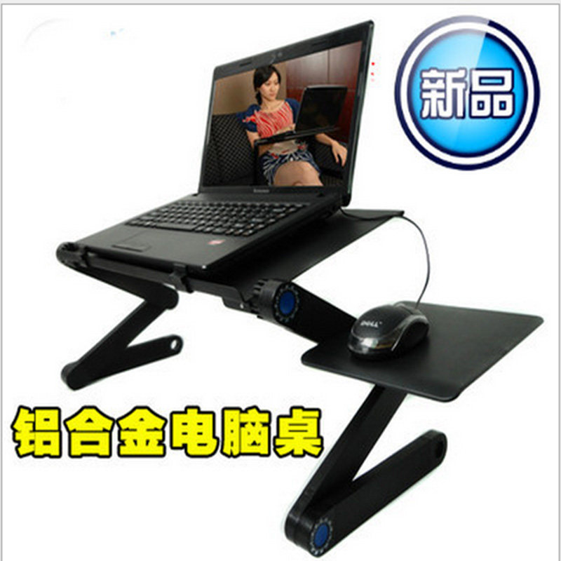 Heat Dissipation Notebook Computer Desk Bed table iPad desk Dormitory Sloth Aluminum Alloy Folding Table