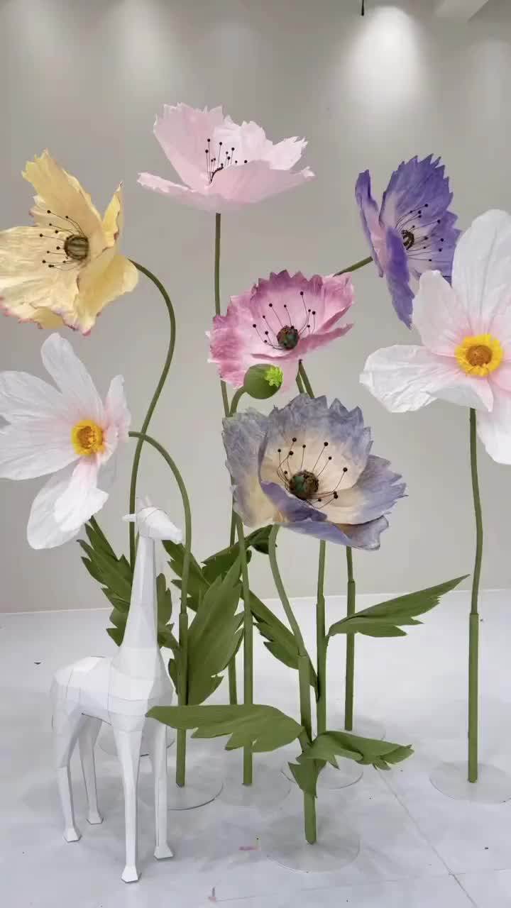 W188 Wedding Decoration Long Stem Artificial Flowers Party Decoration