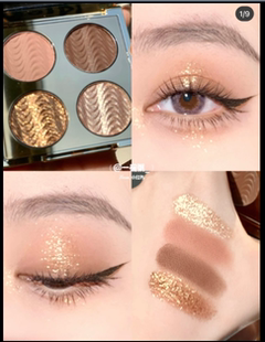 Глупая девушка -макияж революция Pro драгоценный камень тени для век Алмазы и жемчужина корица бурый порох