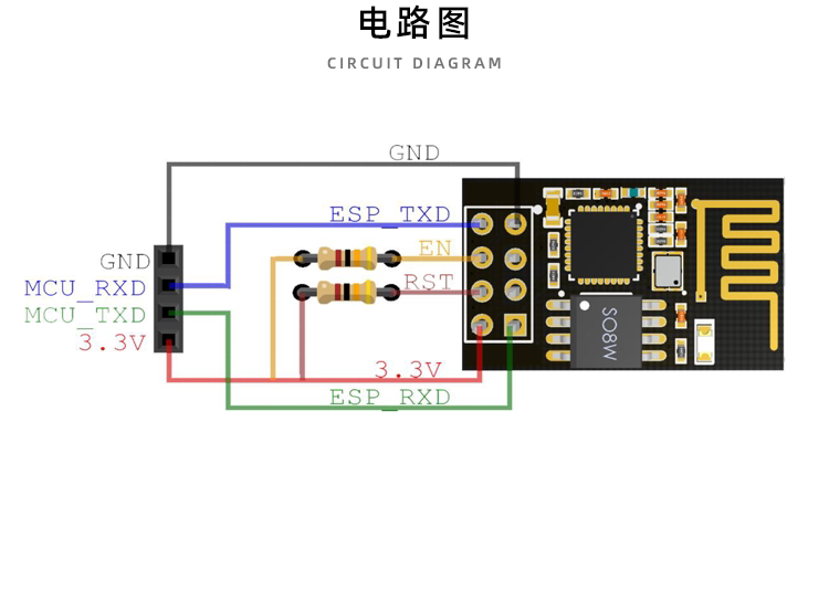 WiFi模块ESP8266串口转/无线透传/DIP封装/ESP-01S物联网模块-阿里巴巴