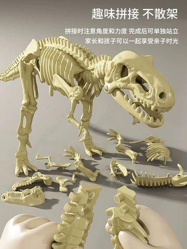 Археологический динозавр, большая игрушка для мальчиков и девочек, комплект ручной работы, ископаемые, археологические раскопки, «сделай сам», тираннозавр Рекс